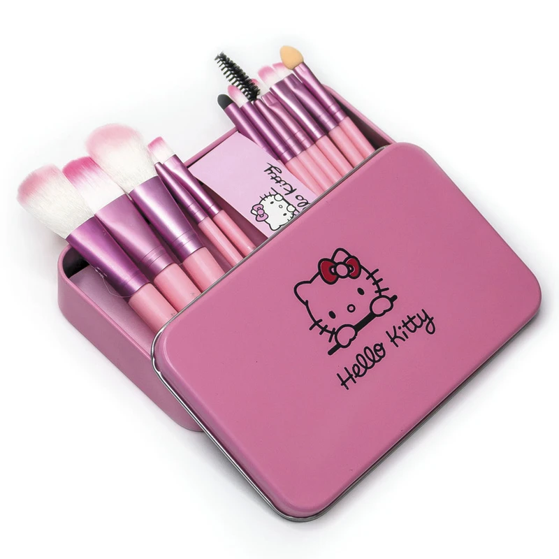 براش جعبه ای 12 تیکه Hello kitty اورجینال